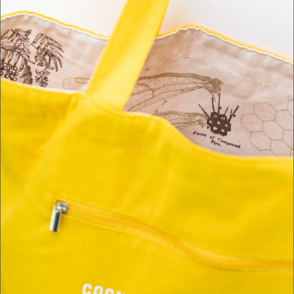 Cognitive Surplus Honey Bee Canvas Tote Bag
