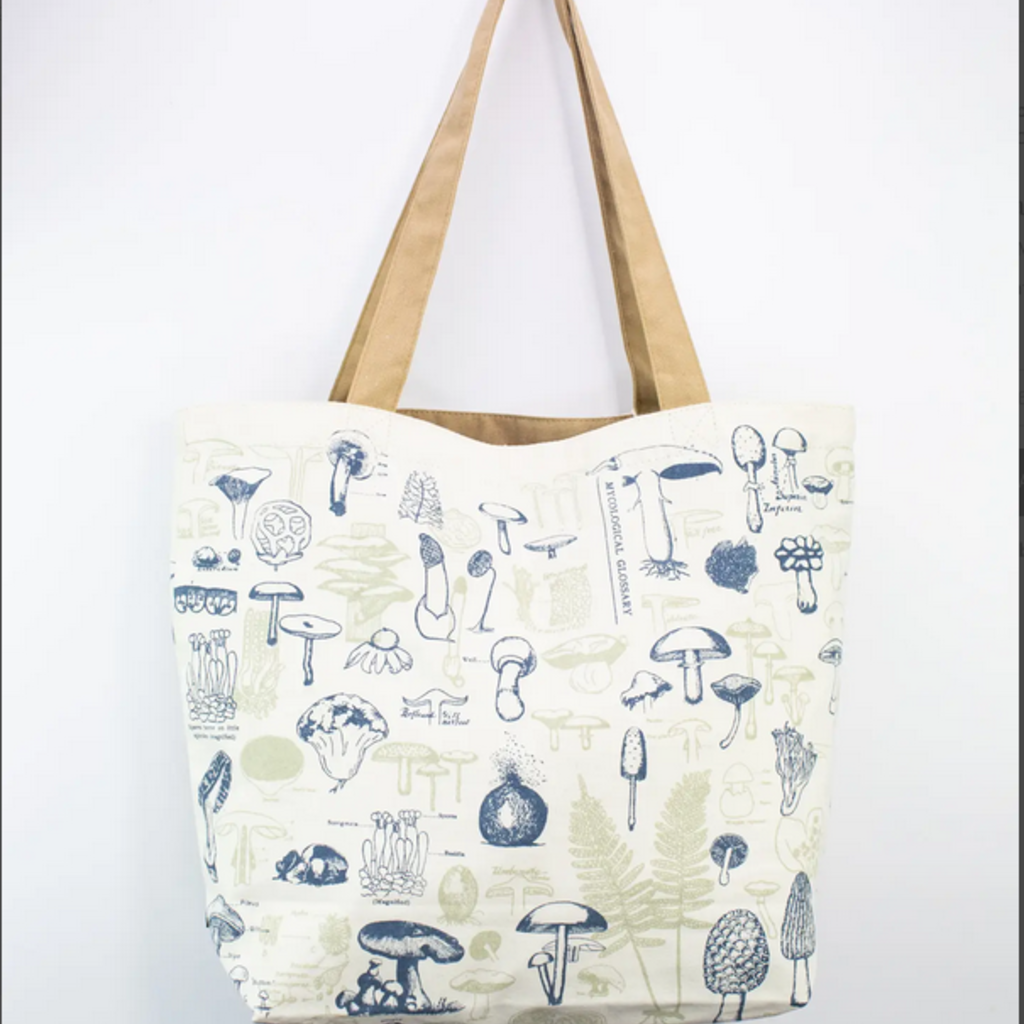 Cognitive Surplus Mushroom & Fungi Canvas Tote Bag