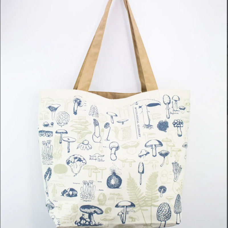Cognitive Surplus Mushroom & Fungi Canvas Tote Bag