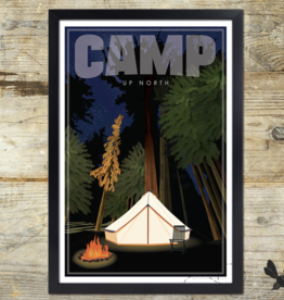 Camping Tent Print - 12X18