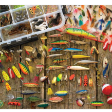 Cobble Hill Puzzles Puzzle: Fishing Lures (1000 pc)