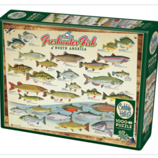 Cobble Hill Puzzles Puzzle: Freshwater Fish of North America (1000 pc)
