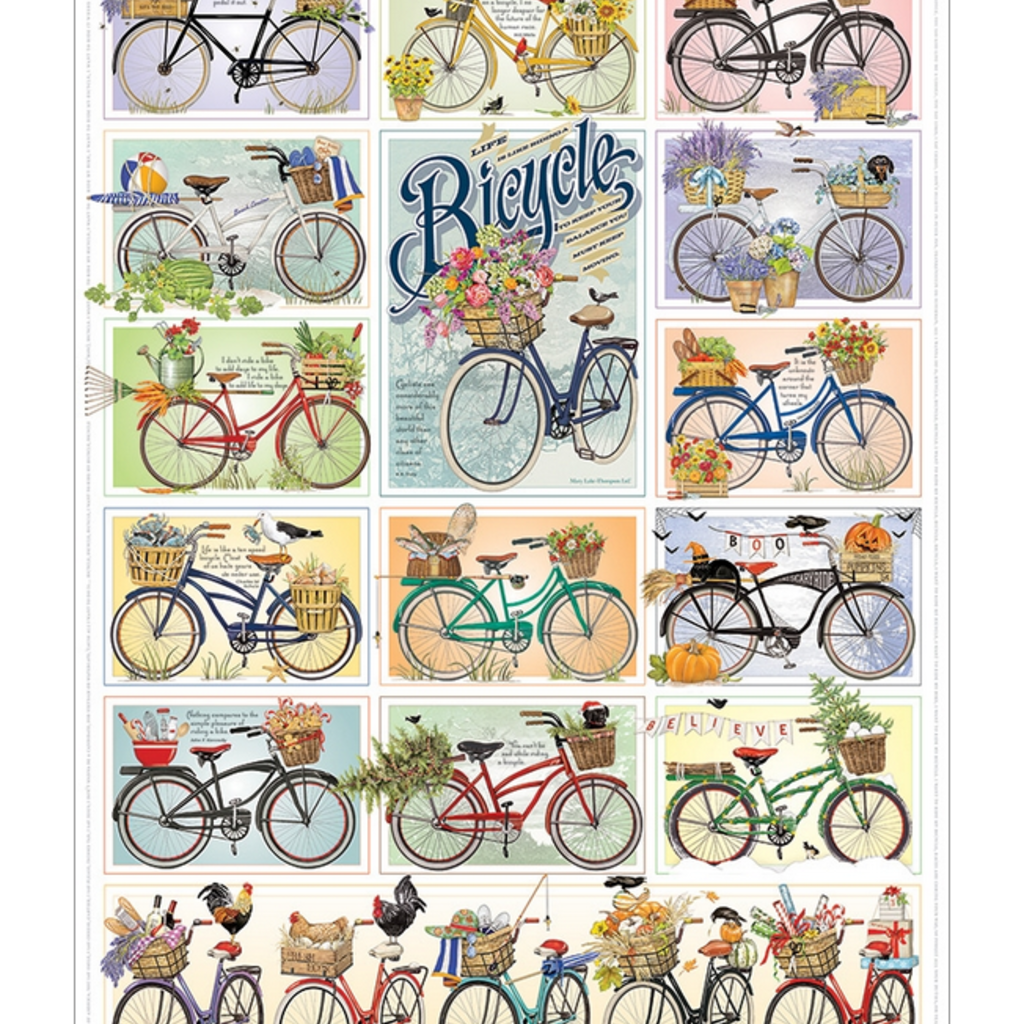 Cobble Hill Puzzles Puzzle: Bicycles (1000 pc)