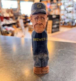 Denny Williams Wood Carving - Brewers Fan