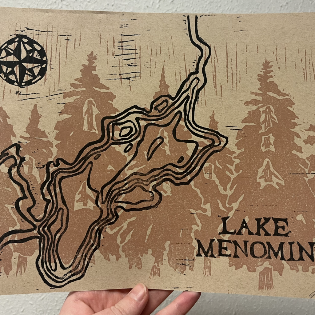 Lake Menomin Print - 9X12