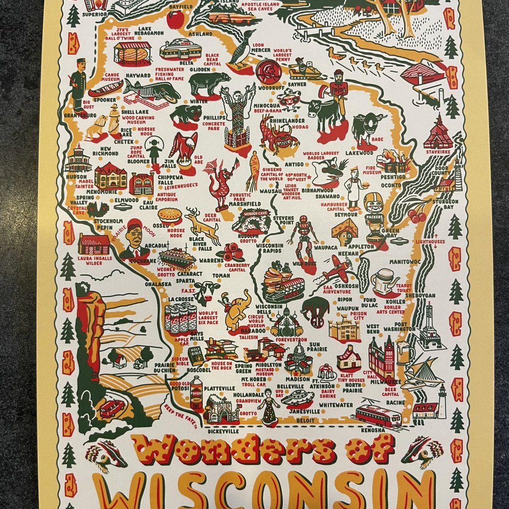 Keep the Faye Postcard - Wonders of Wisconsin