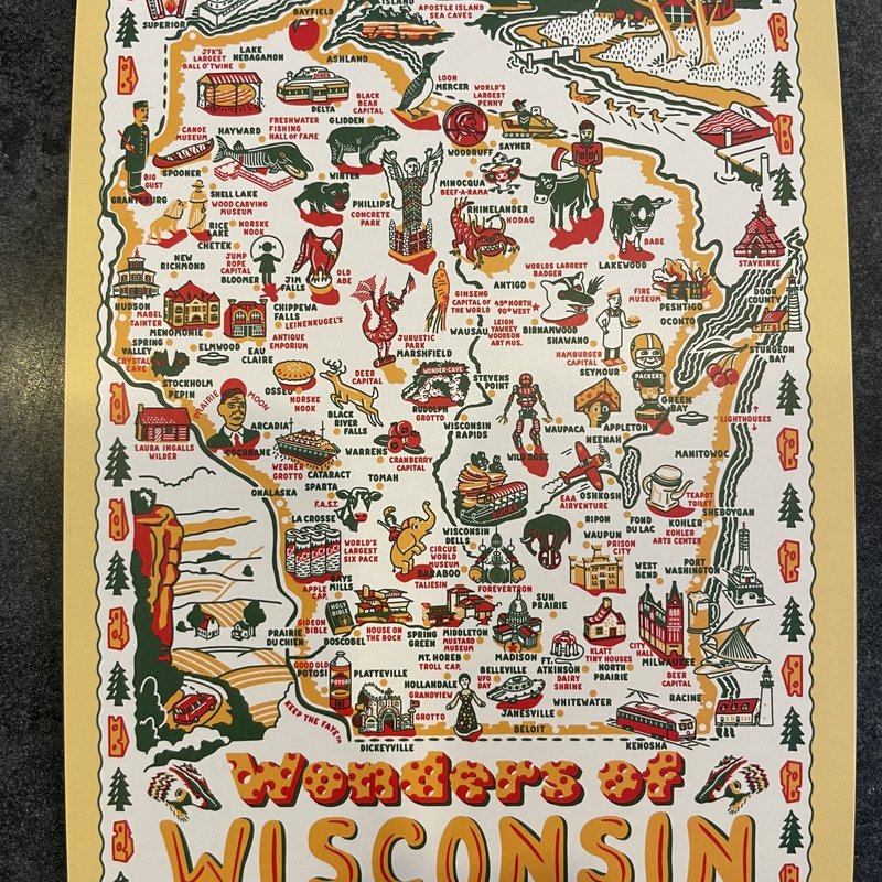 Keep the Faye Postcard - Wonders of Wisconsin