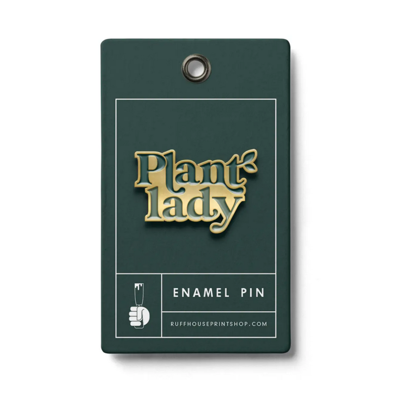 Volume One Enamel Pin - Plant Lady