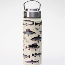 Cognitive Surplus 18 oz. Stainless Steel Vacuum Flask - Freshwater Fish