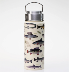Cognitive Surplus 18 oz. Stainless Steel Vacuum Flask - Freshwater Fish
