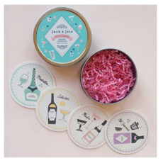 Jack & Joie Cocktail Coasters - Set of 10