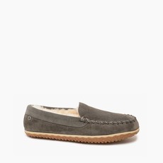 Minnetonka "Sheepskin Tobie" Slipper - Charcoal