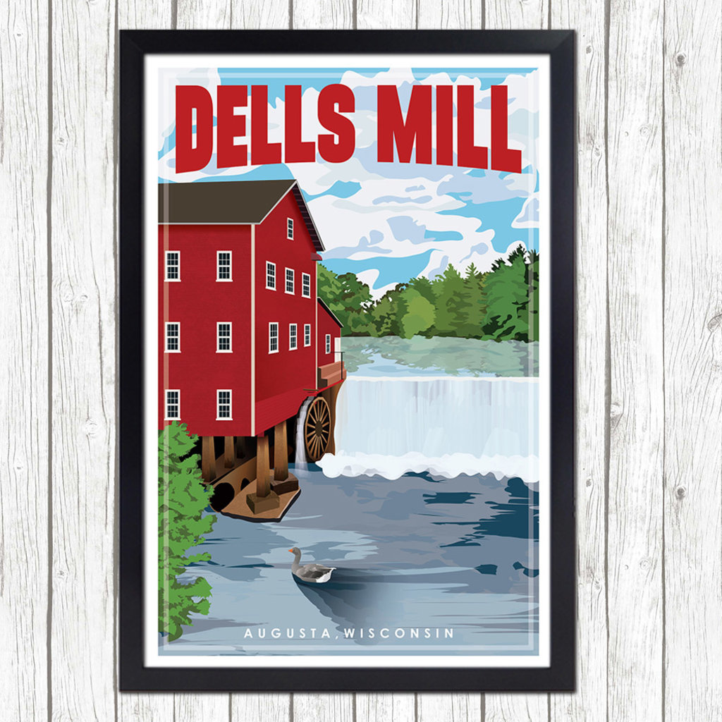 Dells Mill Print - 12x18