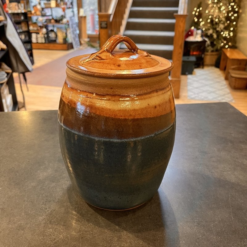 Encore Arts Pottery: Large Canister Jar