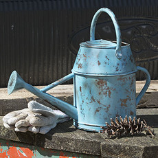 Vintage Watering Can - Blue