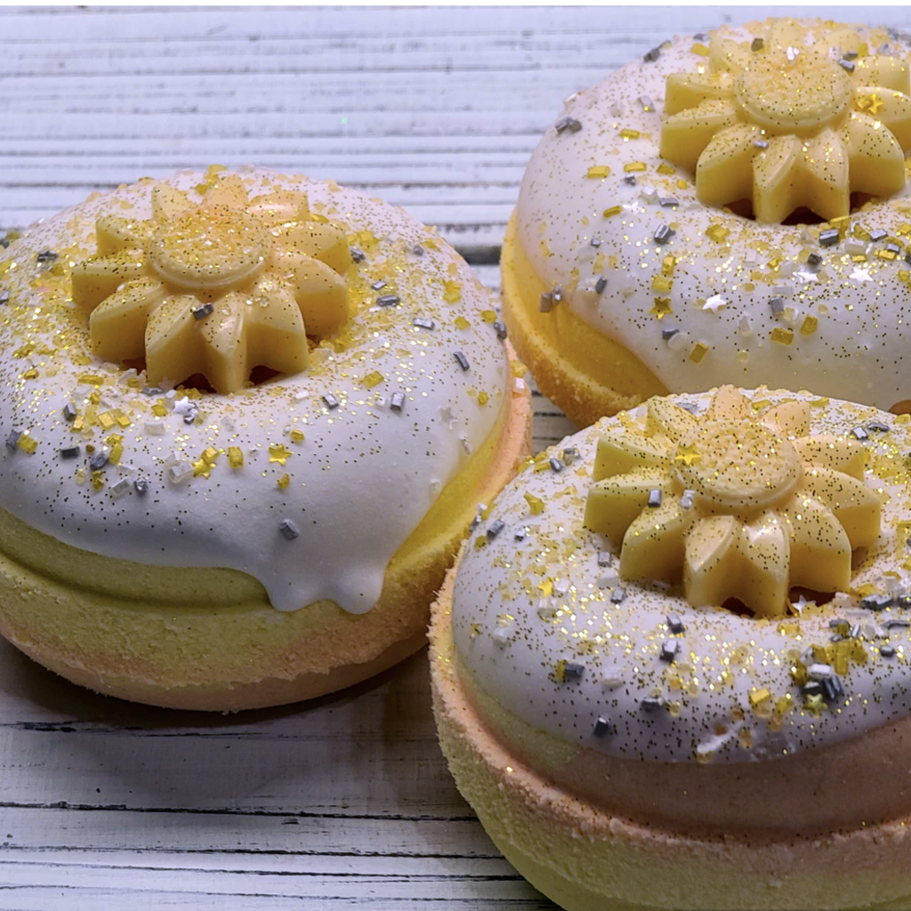 Bath Bomb Donuts: Citrus Sunshine