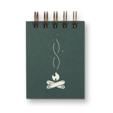 Volume One Eau Claire Retro Script Mini Jotter Notebook: Forest Green