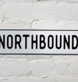 Northbound Aluminum Sign