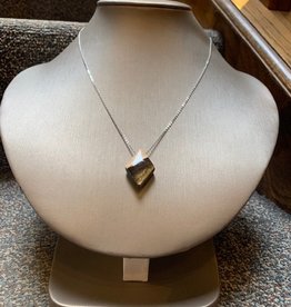 Mini Diamond Wood Necklace