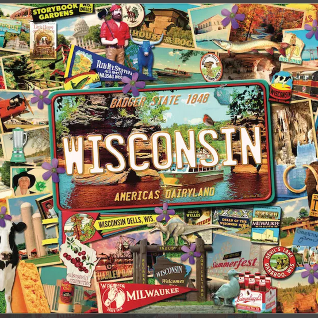 Wisconsin Collage Puzzle (1,000)