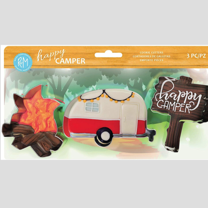 Happy Camper - 3 Piece Cookie Cutter Set
