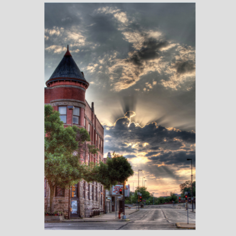 Lloyd Fleig Greeting Card - Stones Throw