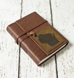 Wayfaring Goods Wisconsin Leather Journal: Bright White