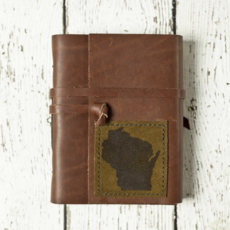 Wayfaring Goods Wisconsin Leather Journal: Bright White
