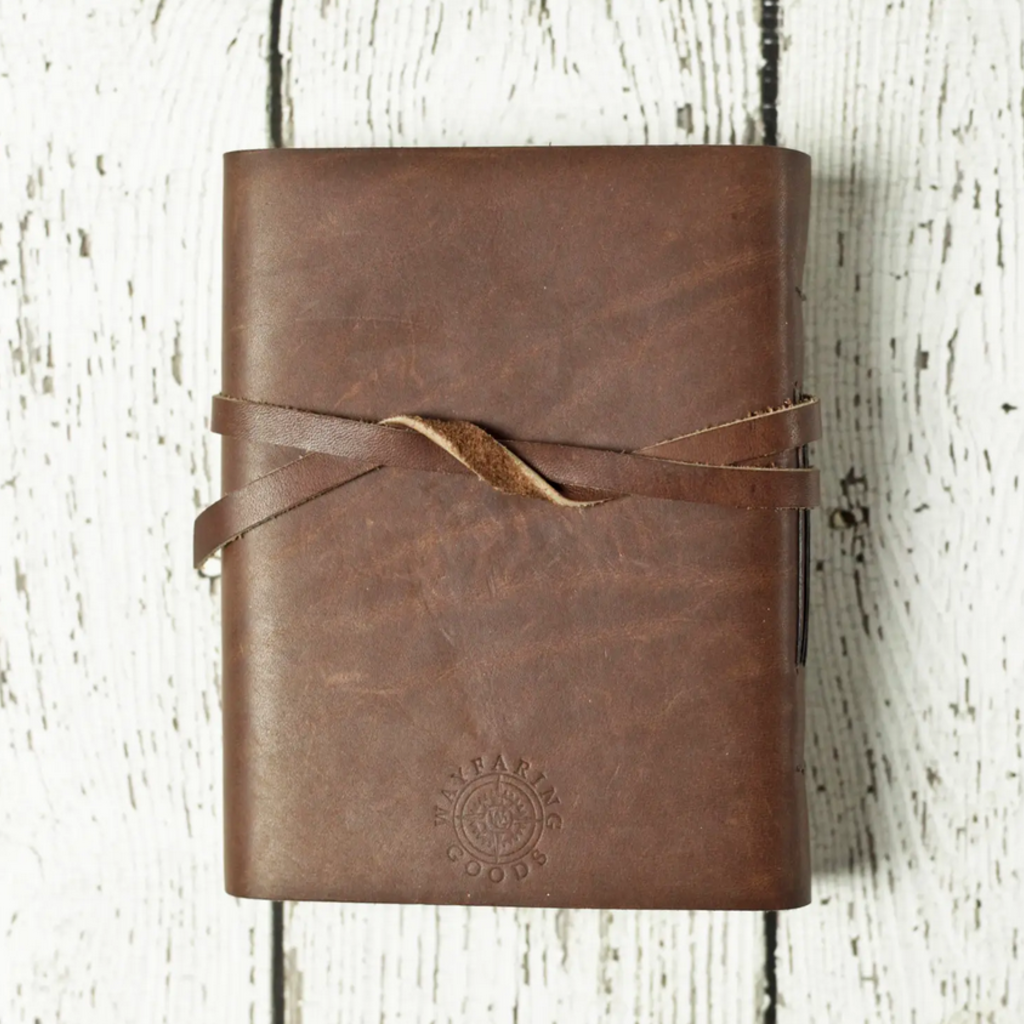 Wayfaring Goods Wisconsin Leather Journal: Bright White