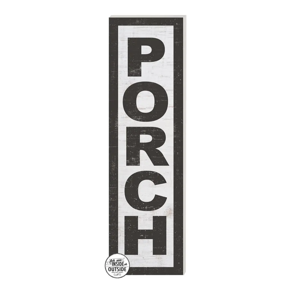 35x10 Porch Whitewash Indoor Outdoor Sign