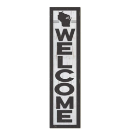 12x48 State Welcome Wisconsin Leaner Sign