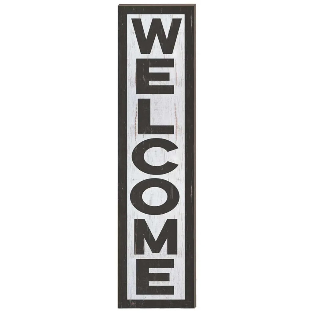 12x48 Welcome Porch Leaner Sign