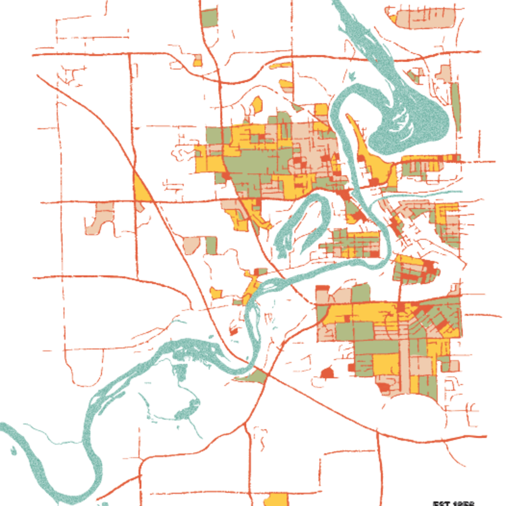 Marni Kaldjian Eau Claire Waterways Print (8x10 Giclee) (Light)