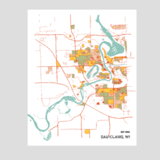 Marni Kaldjian Eau Claire Waterways Print (8x10 Giclee) (Light)