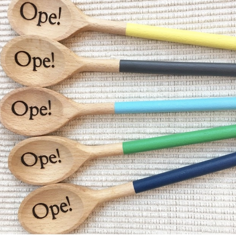 Embellish by Sandra Ope Wooden Spoons: Dark Blue