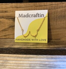 Madcraftin Gold Boob Necklace