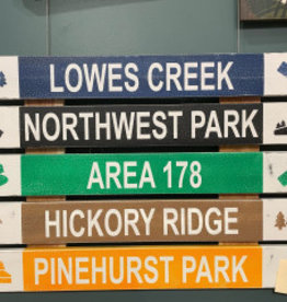 Mounted Trail Ski Sign - 3 Piece Chippewa Valley