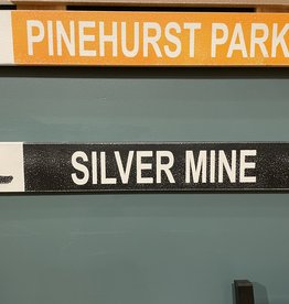 Single Chair Studios Mounted Trail Ski Sign - Silvermine