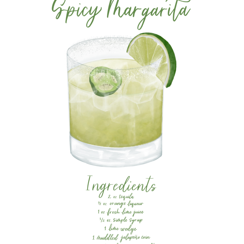 Spicy Margarita Print (8x10)