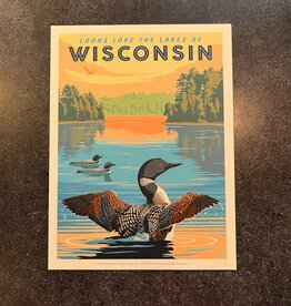 Anderson Design Group Wisconsin Loon (Postcard)