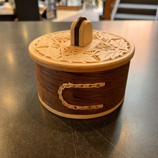 Chip Carving - Round Trinket Box
