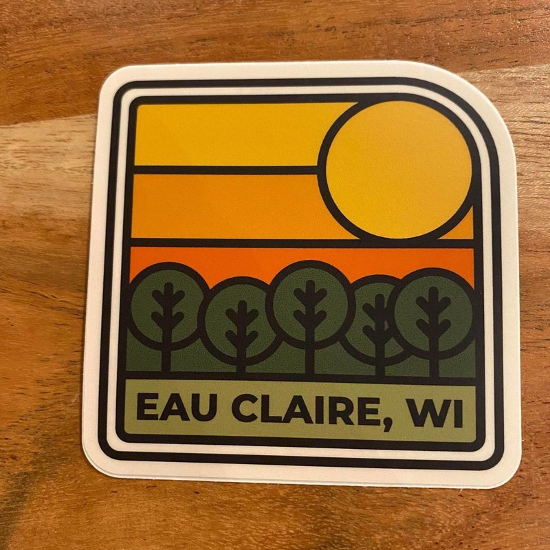 Sticker - Eau Claire Tree Sunset