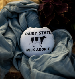 Milk Addict Wisconsin Baby Rattle