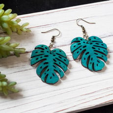 SimplistiCreations Earrings - Monstera