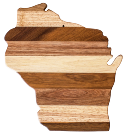 Totally Bamboo Wisconsin Bamboo Shiplap Cutting Board