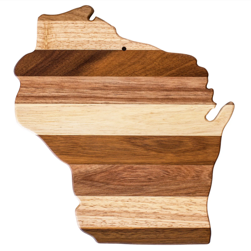 Totally Bamboo Wisconsin Bamboo Shiplap Cutting Board