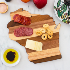 Totally Bamboo Wisconsin Bamboo Shiplap Cutting Board