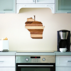 Totally Bamboo Wisconsin Bamboo Shiplap Cutting Board