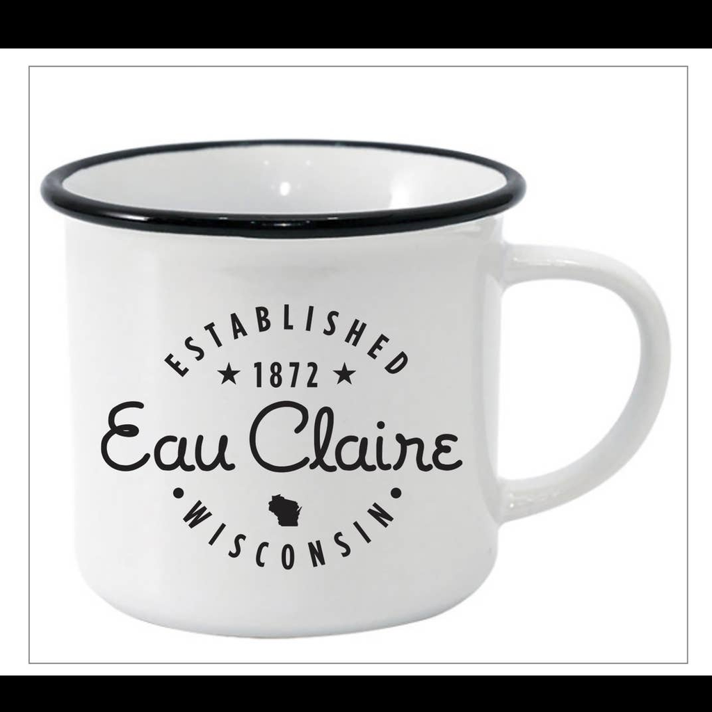 B.Berish Enamel Mug Camper (12 oz)