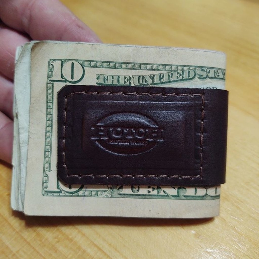 Hutch Leather Works Magnet Money Clip